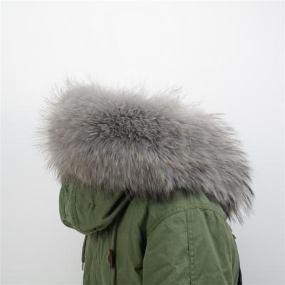 China Wholesale Auto Upholstery Factory Raccoon Fur Fox Fur Hoods Detachable Collars for sale