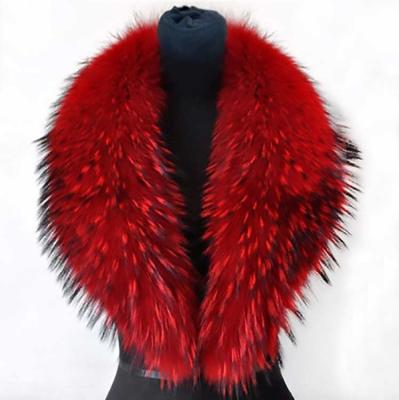 China Wholesale Rabbit Fur Trim Winter Fashion Real Fox Fur Collar for sale