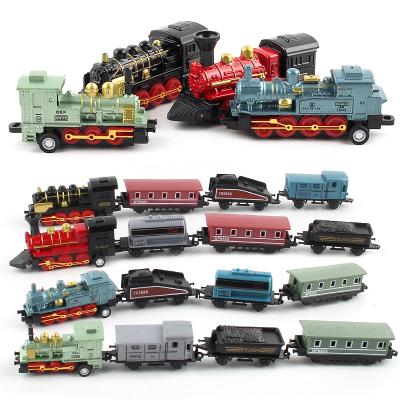 China Retro Steam Alloy Doll Model Joint Simulation Toy Train For Children L8Yd517 for sale