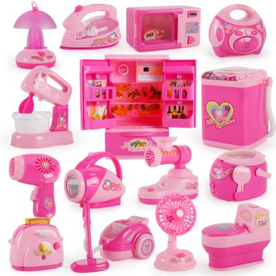 China Amazon Releases Hot New Plastic Furniture Toys Kitchen Pretend Play Home Appliances Housework Toy For Children 3661-3693 Kitchen Toys for sale