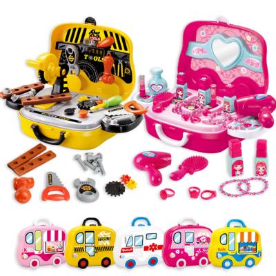 China MODEL TOY Amazon Hot New Releases Kitchen Toys Pretend Tools Cooking Kitchen Playset Toy Furniture Kit Food Jewelry Set Family Toys for sale