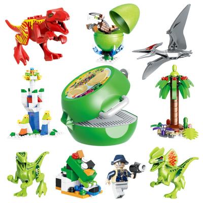 China Amazon Hot New Releases Building Toy Dinosaur Building Block DIY Storage Box for sale