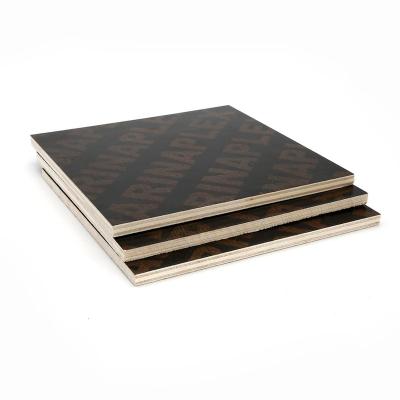 China Modern 1220*2440 mm 18 mm Brown Finger Common Core Modern Black Film Faced Plywood Construction Used for sale