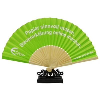 China Fiesta de baile de verano Ventiladores de mano plegables Ventiladores de mano de plástico japoneses Ventiladores de mano chinos hechos a medida Ventiladores de mano promocionales en venta