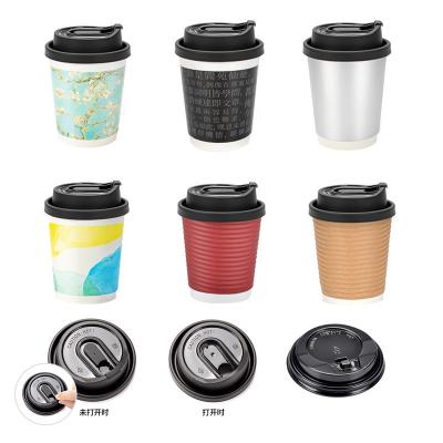 China 10OZ Double Wall Paper Cup With Custom Brand Logo Eco-Friendly for sale