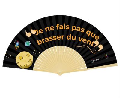 China BSBH Custom Folding Hand Fans with Custom Logo Personalized Bamboo Fan Te koop