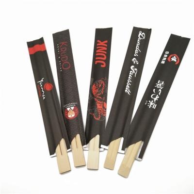 China Traditionelle japanische Stäbchen Bambus-Logo Einweg-Bambus-Sticks Bambus-Sushi-Sticks für Lebensmittel zu verkaufen