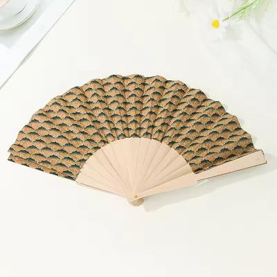 China Foldable Chinese Japanese Fan for Hot Flash Church Decoration Music Festival Dance Party Te koop