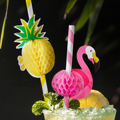 China 20cm Customized Colorful Drinking Paper Straws for Flexible Parties in Plain Design for sale