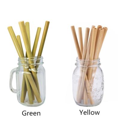 China Nature Bamboo Eco-Friendly Bamboo Straws Custom Logo Drinking Straw for sale