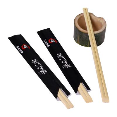 China Recyclable tableware flatware set china natural long disposable bamboo chopsticks customized chopsticks cutlery set for sale