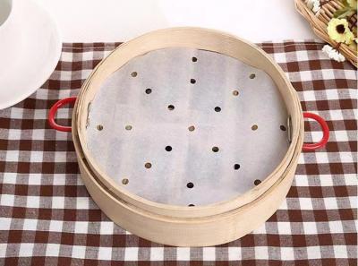 China 10 Inch Tier Basket Cooking Stainless HQ-bamboo Wechef 2 Layer Rice Noodle Roll Steamer for sale