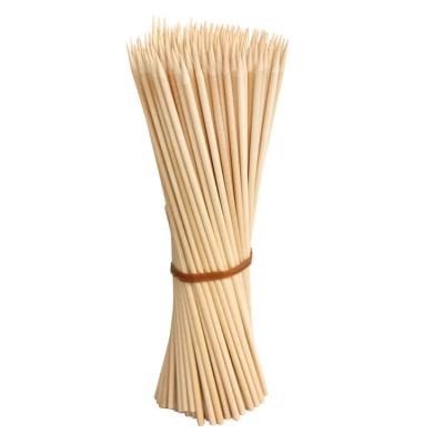 China Disposable Skewers AA Grade Natural Rattan Bamboo Stick Wholesaler for Barbecue Tool for sale