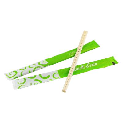 Κίνα Τυλιγμένο Chopstick μπαμπού 21cm μίας χρήσης για τα ασιατικά εστιατόρια προς πώληση