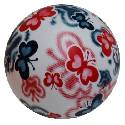 China full color printed inflatable PVC ball toys butterfly printing for sale