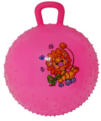 China space hopper printed inflatable PVC ball toys lion for sale