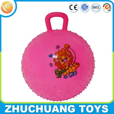 China wholesale pvc spike kids play jumping hopper toy expandable balls for sale