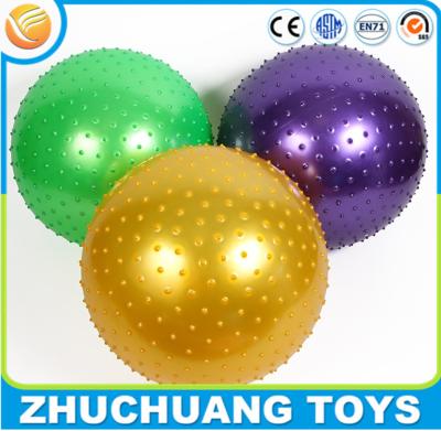 China 65cm inflatable spiky pvc fitness ball,pilates ball for sale