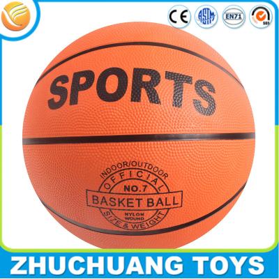 China wholesale bulk cheap standard custom rubber basketballs size 7 for sale