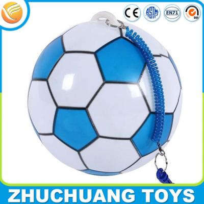 China kids best gift inflatable football soccer training balls with string for sale