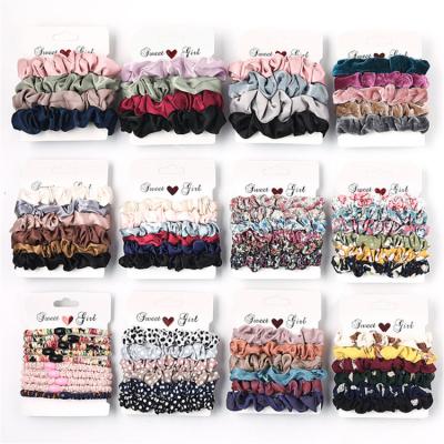 China Wholesale Price High Quality Hair Ties Velvet Hair Tie Flannel Cheap Hair Tie Ponytail Silk Hair Set for sale