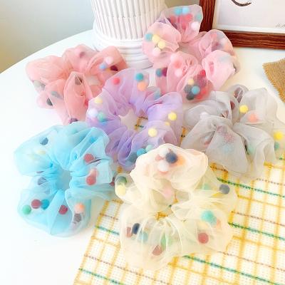 China Fashion OPP BAG Iridescent Multicolor Bow Hair Band Scrunchies Hair Tie Scrunchies Korean Style/Korean Style, Sweet for sale