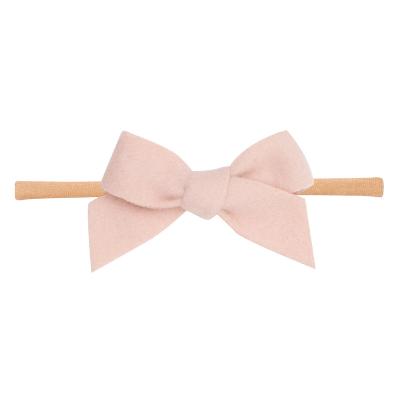 China Amazon baby soft headband hot-selling bow set baby soft headband traceless headwear for sale