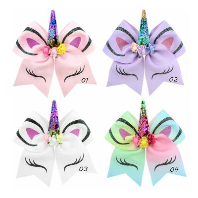 China Hair band the new hair band hair tie unicorn hair band with bow for sale