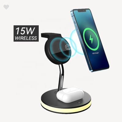 China Qi-enabled devices Amazon B2B OEM Qi-enabled universal magnetic wireless charger station for earpods for sale