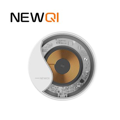 China NEWQI Mobile Phone High Quality Fast Charging Transparent 10W Wireless Charger for sale