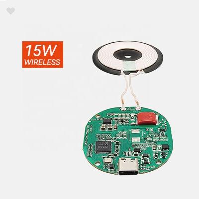 China FR4 Qi Wireless Charging Receiver Module 5v- 2a 9v-1.67a 12v-1.1a Qi PCBA Transmitter 2022 diy for sale