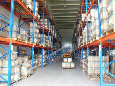 China Corrosion Protection Q235 2.5mm Thickness Automated  Pallet Rack Shelving for sale