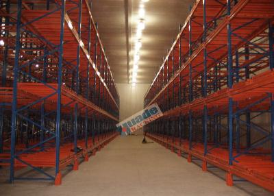 China Supply Chain Push Back Pallet Racking Steel Storage Shelving 2 Uprights Frame for sale