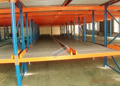 China Galvanization 2000kg Per Pallet Gravity Feed Flow Rack Shelving  Powder coating for sale