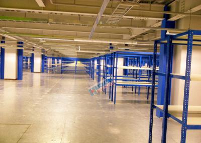 China Blue Selective Boltless Industrial Shelving 225 Kg Per Level Material Handling Racks for sale