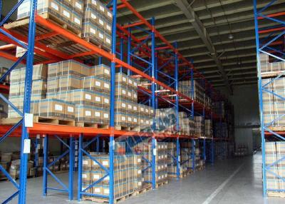 Cina Scaffalatura dello scaffale del pallet di logistica, scaffali d'acciaio massimi della scaffalatura del carico Q345 da 2500 chilogrammi in vendita