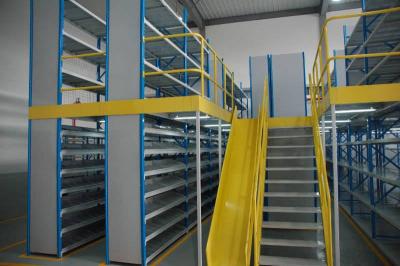 China CE  Space Saving Multilevel Catwalk Mezzanine 3 Layers Car Parts Rack for sale