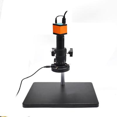 China electronics & PCB Repair Inspection 14MP Auto Zoom CCD Industrial Electronic Video Camera Monocular Microscope for sale