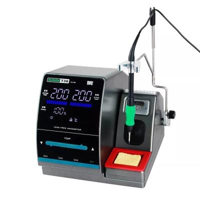 China IC Solder Repair Microsolder T36 Nano Component Soldering Station 1S Fast Heating with JBC Solder Tip for IC Solder Component Repair for sale