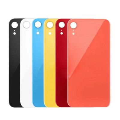 China Cell Phone 8G 8Plus XR Big Hole Back Glass Cover For Iphone Back Glass Replacement for sale