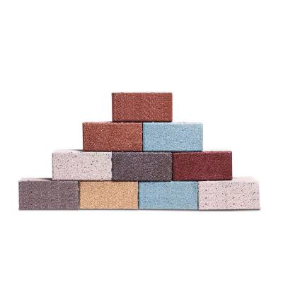 China Thin Bricks Permeable Ceramic Clay Concrete Paving Bricks For Pedestrian Roads With High Strength And Good Water Permeability for sale