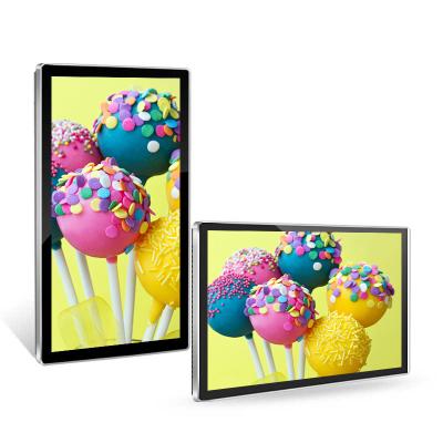 China 55inch Wall Mount Touch Screen Indoor Media Advertising Players Digital LCD Panel Monitor weier for sale