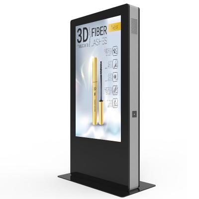 China 55inch IP55 IP65 waterproof outdoor digital signage and display advertising player weier outdoor kiosk for sale