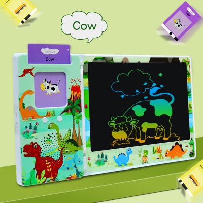 China Card Reader Montessori Toys Learning Speech Therapy Toys 8.5 Inch LCD Writing Educational Tablet for Kids Talking Flash Card for sale