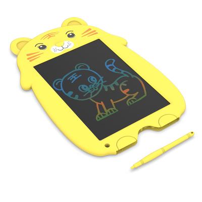 China Loose-Leaf Writing Board Cartoon Tiger Plastic Writing Board 9 Inch LCD Writing Tablet for sale