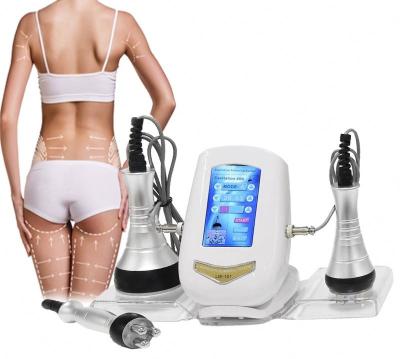 China Skin Tightening Hot Sale EMS 3 in 1 Radio Frequency Vacuum Facial Shaping Ultrasonic RF Weight Loss 40K Body Shaping Slimming Cavitation Machine for sale