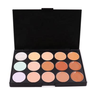 China High Quality Moisturizer Concealer Private Label 15 Colors Makeup Cream Concealer Contouring Powder Palette for sale