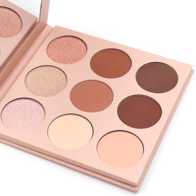 China OEM/ODM 9 Colors Concealer Waterproof Makeup Waterproof Highlightter Palette Contour Palette Private Label for sale