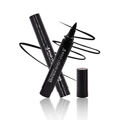 China Wholesale Waterproof Private Label Eyeliner Pencil Black Waterproof Adhesive Long Lasting Liquid Pen for sale