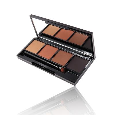 China New 4color Waterproof Eyebrow Palette Durable High Quality Color Eyebrow Powder Pencil for sale